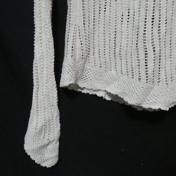 Retro | GAP | small | Ivory Crochet Style Long Sleeve Lightweight Sweater | NWOT - Picture 14 of 16